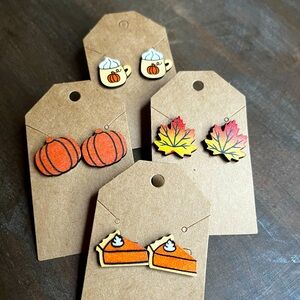 Fall Earrings 🎃🍂 Pumpkin Earrings